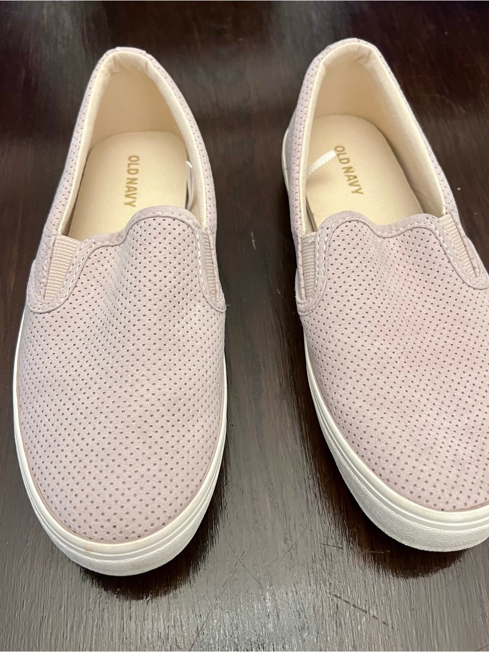Old Navy Women's Slip-On Sneakers in Light Beige